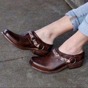 Bed Stu Triad Rustic Leather Clogs